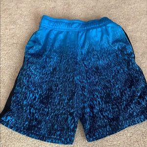 Blue athletic shorts